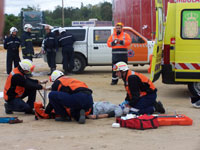 Tres minutos tarda en llegar una ambulancia desde que recibe la llamada de emergencia