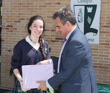 El colegio San Jaime se convierte en un gran mapamundi
