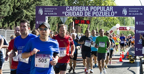 Mil personas disfrutan corriendo en Pozuelo