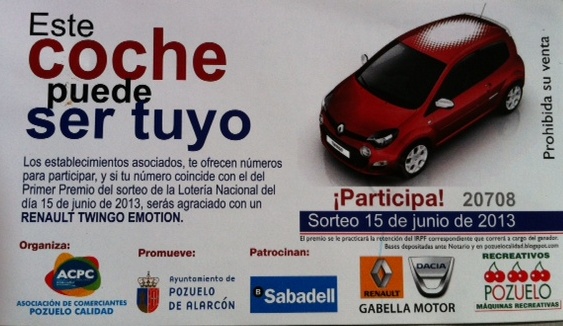 Los vecinos que compren en el Padre Vallet podrán ganar un coche