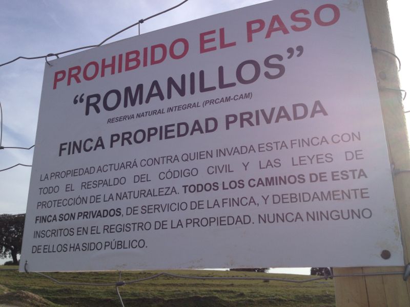 Imputado un familiar de la Casa de Alba por vallar la Finca de Romanillos