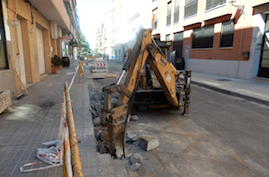 La calle García Noblejas se prepara para los encierros