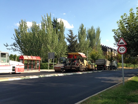 Nueva glorieta para evitar atascos entre las calles Puerto de Navacerrada y Dr. Bastos