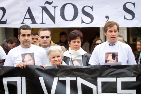 Concentración 3 años sin  Maria Piedad