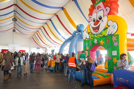 Carpa de Navidad para niños