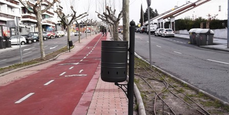 Majadahonda cuenta con casi 400 papeleras nuevas en dos años