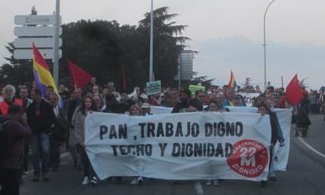 La `Marcha por la Dignidad´ llega hoy a Las Rozas