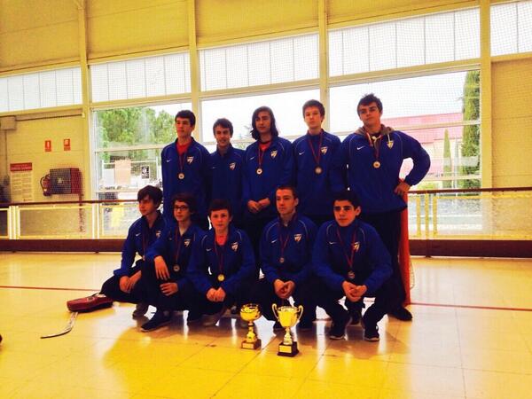 Los infantiles del CP Las Rozas, Subcampeones de Hockey sobre Patines de Madrid