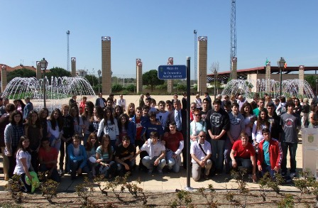 Adolfo Suárez ya da nombre a la Plaza de la Concordia de Villaviciosa