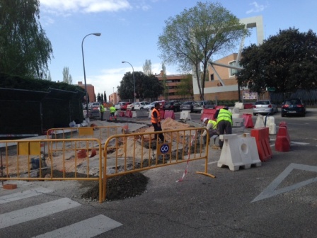 Las obras en Prado de Somosaguas finalizarán a principios de verano
