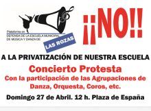 Concierto en defensa de la Escuela Municipal de Música y Danza