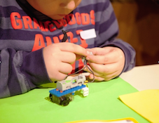 Torneo escolar de robots en Majadahonda