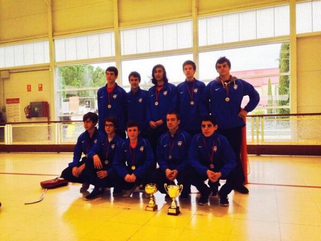 Los infantiles del CP Las Rozas luchan por el Campeonato de España de hockey sobre patines