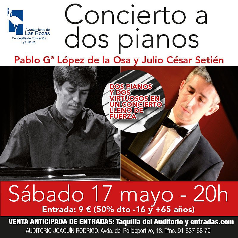 Piano, teatro, y actividades infantiles este fin de semana en Las Rozas