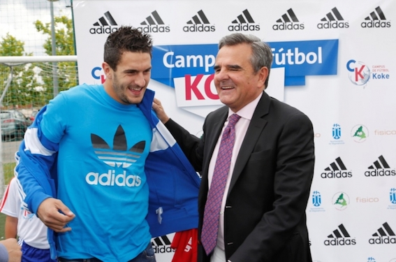 El atlético Koke pone en marcha su Campus de Fútbol