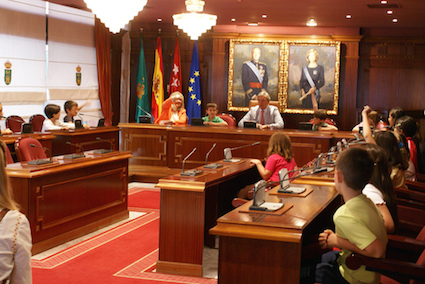 Los alumnos del Hermanos García Noblejas se convierten en concejales por unas horas