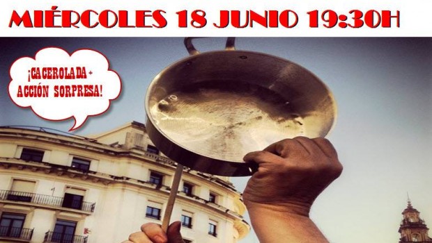 Cacerolada en contra de la reforma del Parque Colón