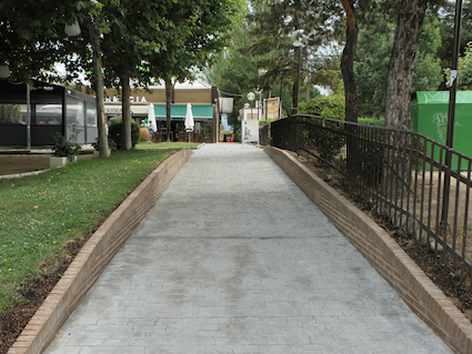 Una rampa sustituye a la escaleras de acceso al Zoco