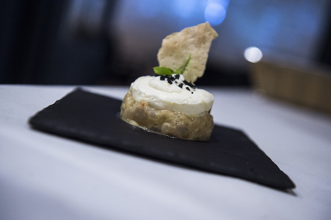 El Tartar de gambas con lima de mousse de limón, primer premio del Pozuelo de Tapas