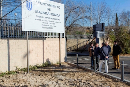 Nuevo acceso al Punto Limpio de Majadahonda