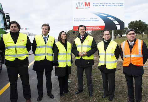 Comienzan las obras de rehabilitación en la M-511