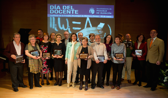 Homenaje a los profesores de Pozuelo que se jubilan este año