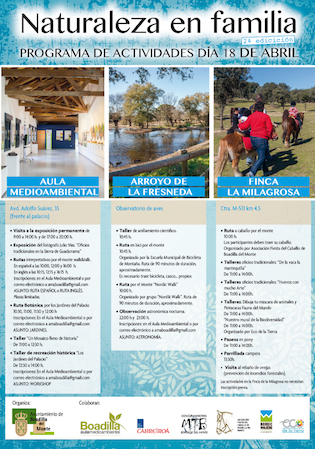 Boadilla acoge la segunda edición de la Jornada de Naturaleza en Familia