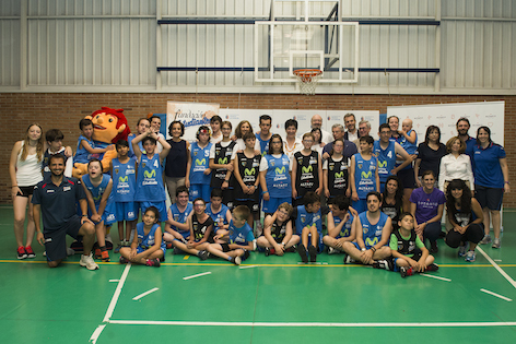 Final de curso de la Escuela Municipal de Baloncesto Adaptada de Pozuelo