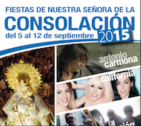 Antonio Carmona, La Unión y Sweet California actuarán en las Fiestas de la Consolación de Pozuelo