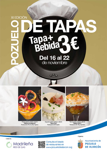 El plazo de inscripción para Pozuelo de Tapas finaliza el 21 de octubre