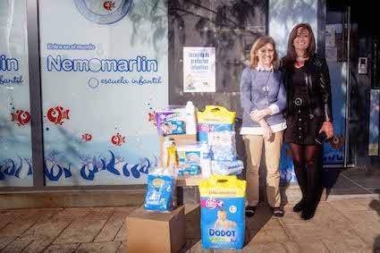Campaña de recogida de productos infantiles en las escuelas de Boadilla