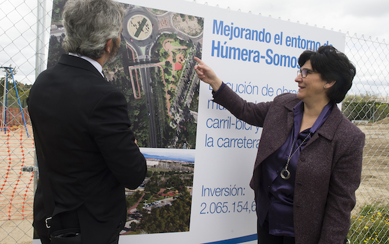 Húmera contará con un nuevo parque, carril bici y una pasarela peatonal sobre la M-508