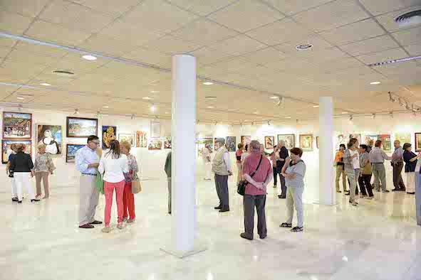 Pintores de Boadilla exponen su obra en el Centro de Formación