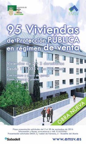 Nueva promoción de viviendas protegidas en régimen de venta en el Valenoso
