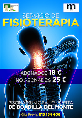 Sesión de Fisioterapia por 18 euros en la piscina cubierta municipal