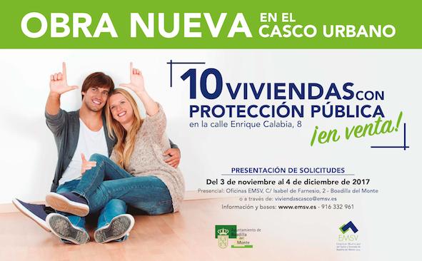 Sorteo de viviendas en el casco de Boadilla el 22 de diciembre