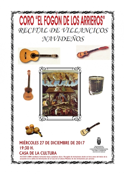 Recital de villancicos en la Casa de la Cultura