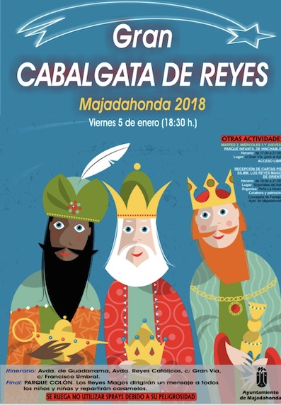 Melchor, Gaspar y Baltasar pasarán por Majadahonda