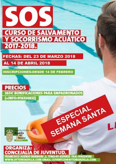 Intensivo de Salvamento y Socorrismo Acuático para jóvenes