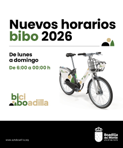 Bibo Boadilla horario febrero 2025