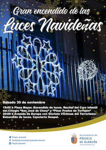 Doble encendido navideño en Pozuelo