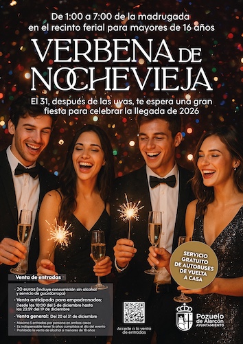 Pozuelo despide 2026 con una gran fiesta de Nochevieja