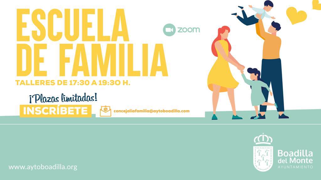 Claves para resolver los problemas con tus hijos en los talleres online de Boadilla