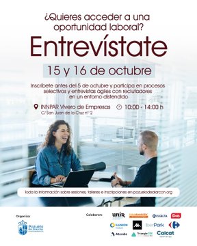 Pozuelo celebra entrevistas rápidas de trabajo los días 15 y 16 de octubre