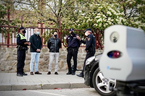 Empieza a funcionar el radar móvil para controlar puntos negros en Majadahonda
