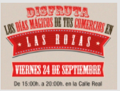 El 24 de septiembre es el día mágico en los comercios de Las Rozas