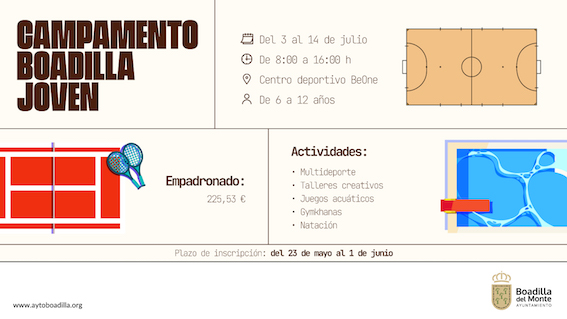 Campamento urbano de verano para j&oacute;venes en BeOne Boadilla