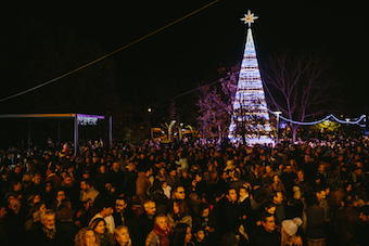 Un millón de luces iluminan Pozuelo de Alarcón en Navidad