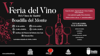 Los jardines del Palacio de Boadillla acogen la V Feria del Vino este fin de semana