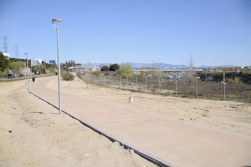 Nueva senda peatonal y para ciclistas que une Boadilla con Majadahonda